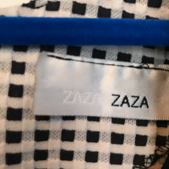 Black and White Crop Top-ish S/XS, business casual - Picture 4 of 5